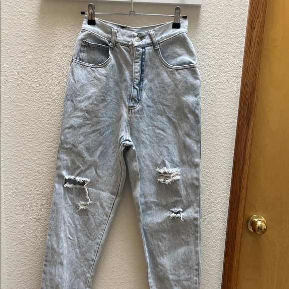VINTAGE Steel | Women's Straight Leg Jeans - Light Blue - Picture 2 of 7